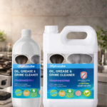 AlphaCube Oil, Grease & Grime Cleaner – Heavy Duty Kitchen Degreaser with Nano Silver