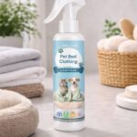 Alphacube Pet Bed & Clothes Sanitizer Spray 100ml – Safe Disinfectant for Dogs & Cats Accessories