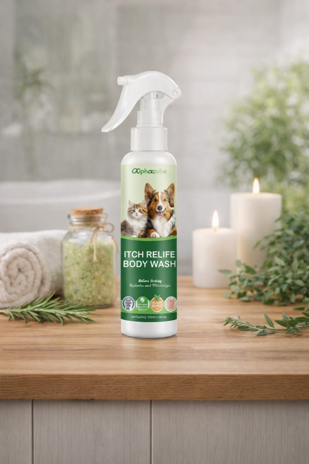 WhatsApp Image 2026-02-17 at 6.28.33 PM Alphacube Itch Relief Pet Body Wash 100ml – Anti Itch Shampoo for Dogs & Cats (Lemongrass & Tea Tree) - Image 1