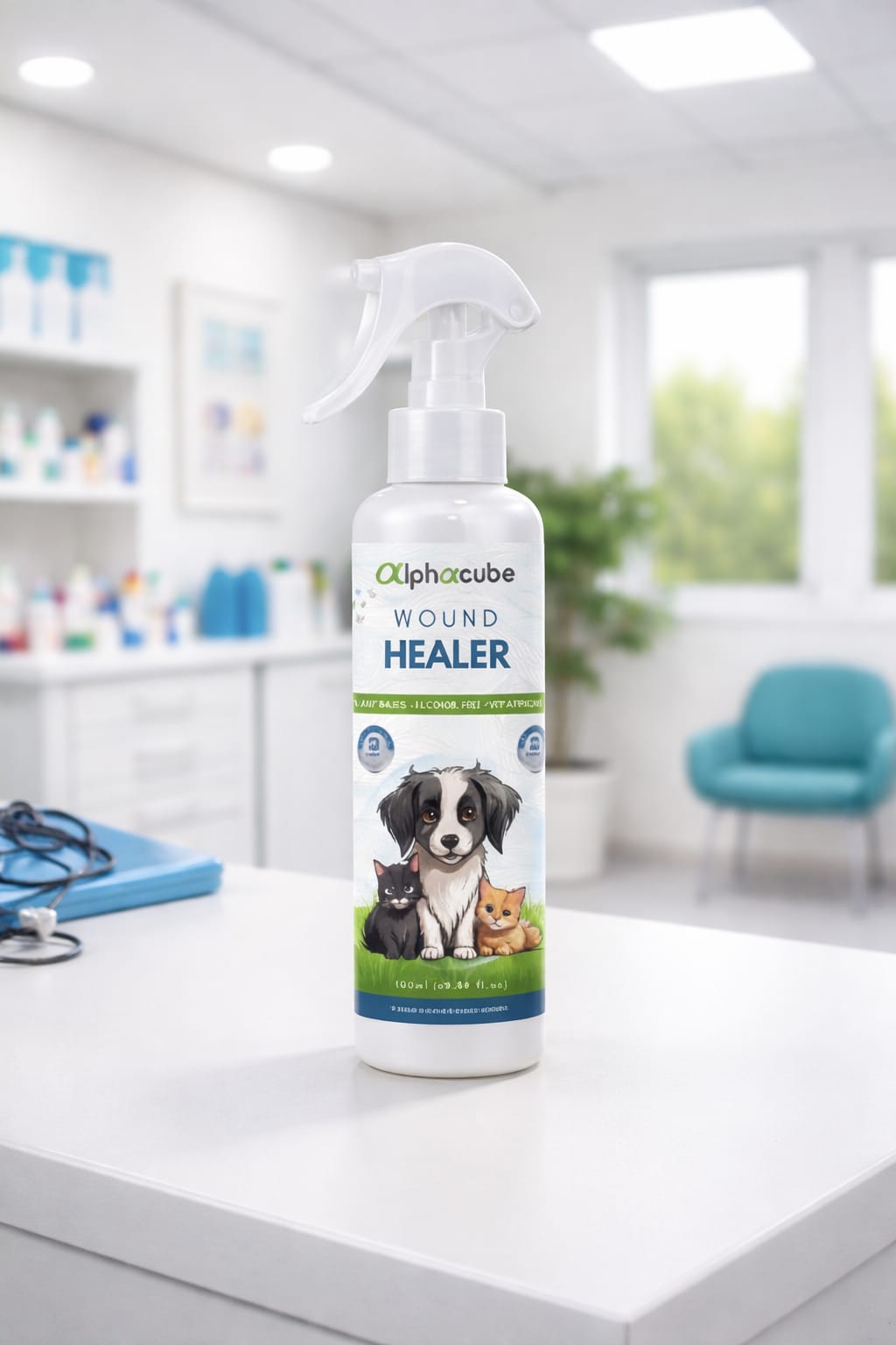 WhatsApp Image 2026-02-21 at 4.04.01 PM AlphaCube Wound Healer Spray for Dogs & Cats – Antimicrobial Pet Wound Care Solution - Image 1