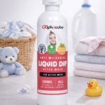 Alphacube Baby Laundry Sanitizer Liquid 1L – Anti Microbial Clothes Disinfectant for Kids & Infants
